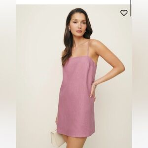 Reformation Aubree Linen Dress